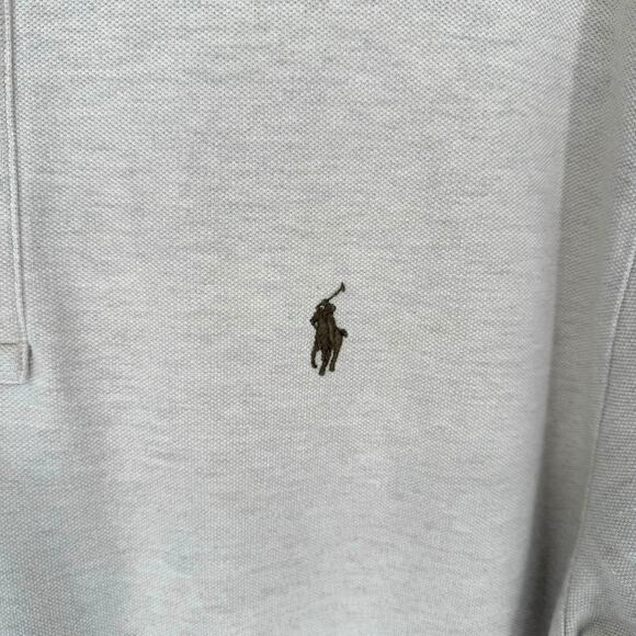 Polo by Ralph Lauren Tan Beige Polo Shirt Men's Size XL Academia Preppy Heritage - Picture 3 of 4